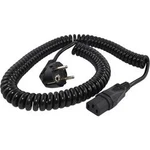 Síťový kabel s IEC zásuvkou HAWA R6502, 2.00 m, černá