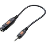 Jack audio adaptér SpeaKa Professional SP-7870652, černá