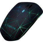 Optická Wi-Fi myš LogiLink ID0172 ID0172, s podsvícením, černá