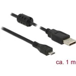 Kabel Delock DELOCK Kabel USB 2.0 Typ-A>Micro-B 1,0 m 84901, 1.00 m, černá