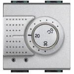 Legrand regulátor teploty Living&Light stříbrná NT4441