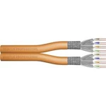 Ethernetový síťový kabel CAT 7 Digitus DK-1743-VH-D, S/FTP, 4 x 2 x 0.57 mm, oranžová, metrové zboží