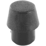 Podstavná nožka přístrojová (Ø x v) 9 mm x 10 mm, černá, 1 ks