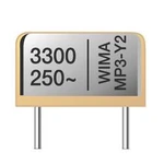 Odrušovací kondenzátor MP3-X2 Wima MP 3 X2 0,33uF 20% 250V RM22,5 radiální, 0.33 µF, 250 V/AC,20 %, 22.5 mm, (d x š x v) 28 x 12 x 24 mm, 1 ks