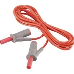 VOLTCRAFT MSB-501 bezpečnostní měřicí kabely [lamelová zástrčka 4 mm - lamelová zástrčka 4 mm] červená, 2.00 m