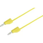 VOLTCRAFT MSB-300 měřicí kabel [lamelová zástrčka 4 mm - lamelová zástrčka 4 mm] žlutá, 1.50 m