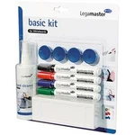 Legamaster 7-125100 basic Kit for Whiteboards popisovač na bílé tabule černá, modrá, červená, zelená vč. mazací houby, čistícího prostředku, magnetů 4
