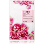 Mizon Joyful Time Rose hydratační plátýnková maska pro stažení pórů 23 g