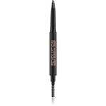 Makeup Revolution Duo Brow Definer precizní tužka na obočí odstín Medium Brown 0.15 g