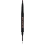 Makeup Revolution Duo Brow Definer precizní tužka na obočí odstín Medium Brown 0.15 g