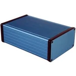 Univerzální pouzdro hliníkové Hammond Electronics, (d x š x v) 160 x 103 x 53 mm, modrá