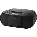 N/A Sony CFD-S70B, AUX, CD, kazeta, černá