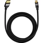 DisplayPort kabel Oehlbach [1x mini DisplayPort zástrčka - 1x zástrčka DisplayPort] černá 1.00 m