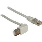 Síťový kabel RJ45 Delock 83514, CAT 5e, S/FTP, 0.50 m, šedá