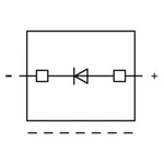 Diodový modul, WAGO 2002-800/1000-411, 5.2 mm , 100 ks