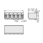 Konektor do DPS WAGO 2092-3125, 35.00 mm, pólů 5, rozteč 7.50 mm, 100 ks