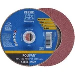 Vějířovitý brusný kotouč PFERD PFC 180 A 60 PSF STEELOX 67746185, Ø 180 mm/