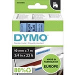 Páska do štítkovače DYMO 45806 (S0720860), 389357, 19 mm, D1, 7 m, černá/modrá