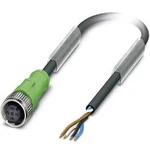 Upravený zástrčkový konektor pro senzory - aktory Phoenix Contact SAC-4P-20,0-PUR/M12FS 1500224 zásuvka, rovná, 20.00 m, 1 ks