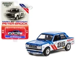 1972 Datsun 510 85 BRE (Brock Racing Enterprises) "Happy 85th Birthday Peter Brock" "Hobby Exclusive" 1/64 Diecast Model Car by Greenlight