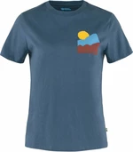 Fjällräven Nature T-Shirt W Indigo Blue L Koszula outdoorowa