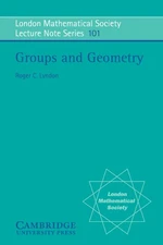 Groups and Geometry