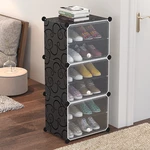 6 layers Dust Rransparent Shoe Cabinets Modern Simple Style Shoe Rack