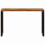 Console Table 47.2"x13.8"x29.9" Solid Reclaimed Wood and Steel