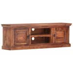 47.2"x11.8"x15.7" TV Cabinet Media Console Table with Storage Shelves and Cabinets Solid Sheesham Wood