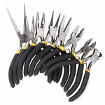 DANIU 8Pcs Round Beading Nose Pliers Wire Side Cutters Pliers Tools Set