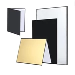 BEIYANG A4 Reflector Board for Photo Fill Light Photography Foldable Cardboard White Black Silver Gold Props for Photo S