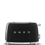 Toaster negru 50's Retro Style P2, 950W - SMEG