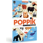 Poppik Samolepkový plakát Zvířata světa