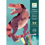 Djeco Výtvarný set Folie Dinosauři