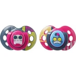 Tomme Tippee Šidítko C2N silikon Fun Girl 2 ks 18-36 m kočky