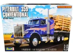 Level 4 Model Kit Peterbilt 359 Conventional Truck Tractor (without Trailer) "Historic Series" 1/25 Scale Model by Revell