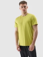 Pánské sportovní tričko regular z recyklovaných materiálů - šťavnaté zelené