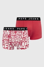 Boxerky Pepe Jeans pánske, ružová farba
