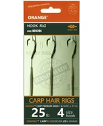 Life orange nadväzce carp hair rigs s2 14 cm 3 ks - 6 20 lb