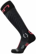 UYN Lady Ski One Merino Socks Anthracite/Pink 39-40 Ski Socken