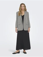 Light grey women's striped blazer ONLY Brie - Women