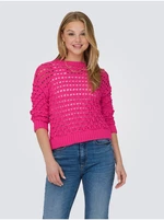Women's sweater dark pink ONLY Linda