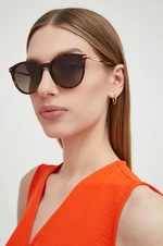 Slnečné okuliare Carolina Herrera dámske, hnedá farba, HER 0230/S