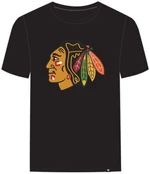 Chicago Blackhawks NHL Echo Tee Black S Camiseta de manga corta