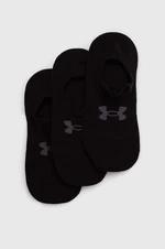 Ponožky Under Armour 3-pak čierna farba
