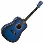 SX SD104KBUS Blue Sunburst Guitarra acústica