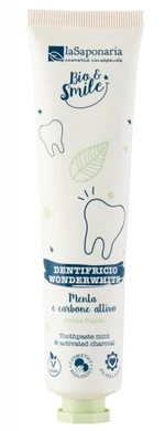 laSaponaria Bělicí zubní pasta WonderWhite Máta a aktivní uhlí BIO 75 ml