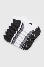 Ponožky Under Armour 3-pak pánske, biela farba