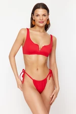 Trendyol Red Bralette Bikini Top
