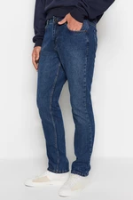 Trendyol Dark Blue Straight Fit Jeans Denim Trousers
